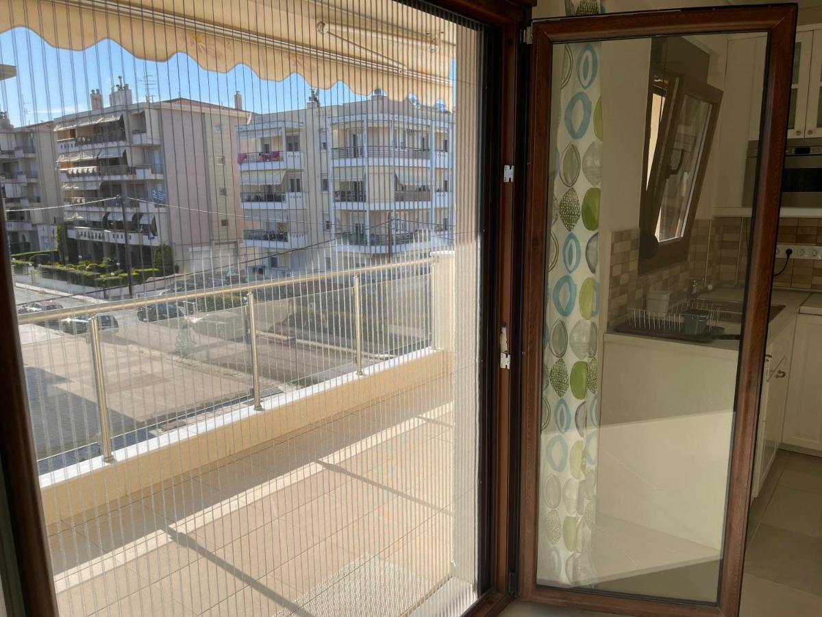 Luxury And Sunny Apartment 250 Mts From The Beach!! Peraía エクステリア 写真