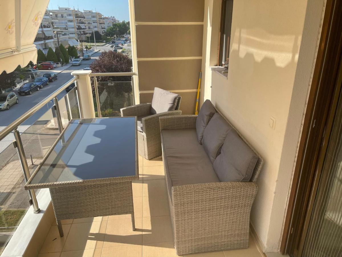 Luxury And Sunny Apartment 250 Mts From The Beach!! Peraía エクステリア 写真